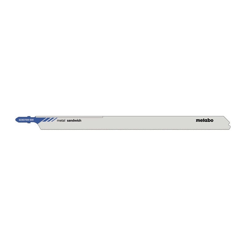 foto del prodotto lames de scie sauteuse m tal premium longueur utile 51mm pas de dent 2mm bim congel . poids. 5 pi ces.