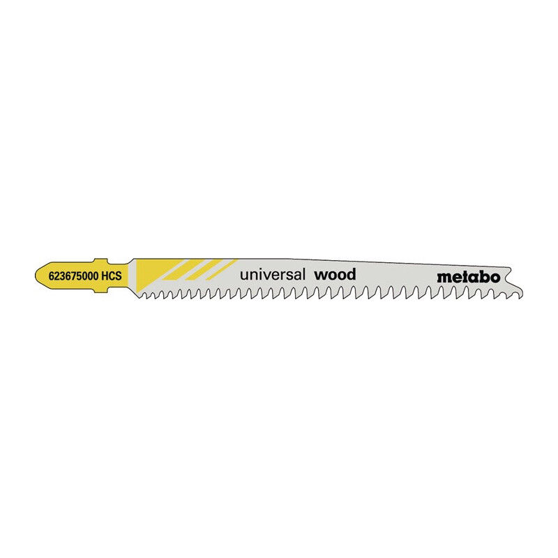 immagine 0 del prodotto lames de scie sauteuse universelle en bois longueur utile dents 91mm. progr.hcs z. masse