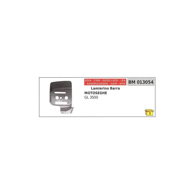 foto del prodotto lamierino barra asia per motosega gl 3500 013054