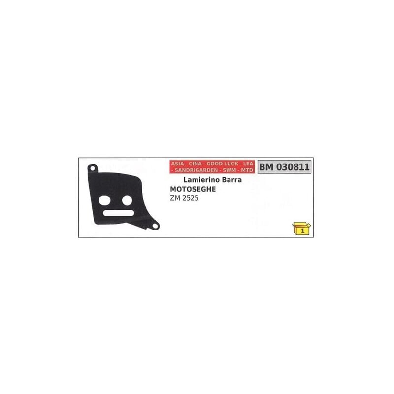 foto del prodotto lamierino barra asia per motosega zm 2525 030811