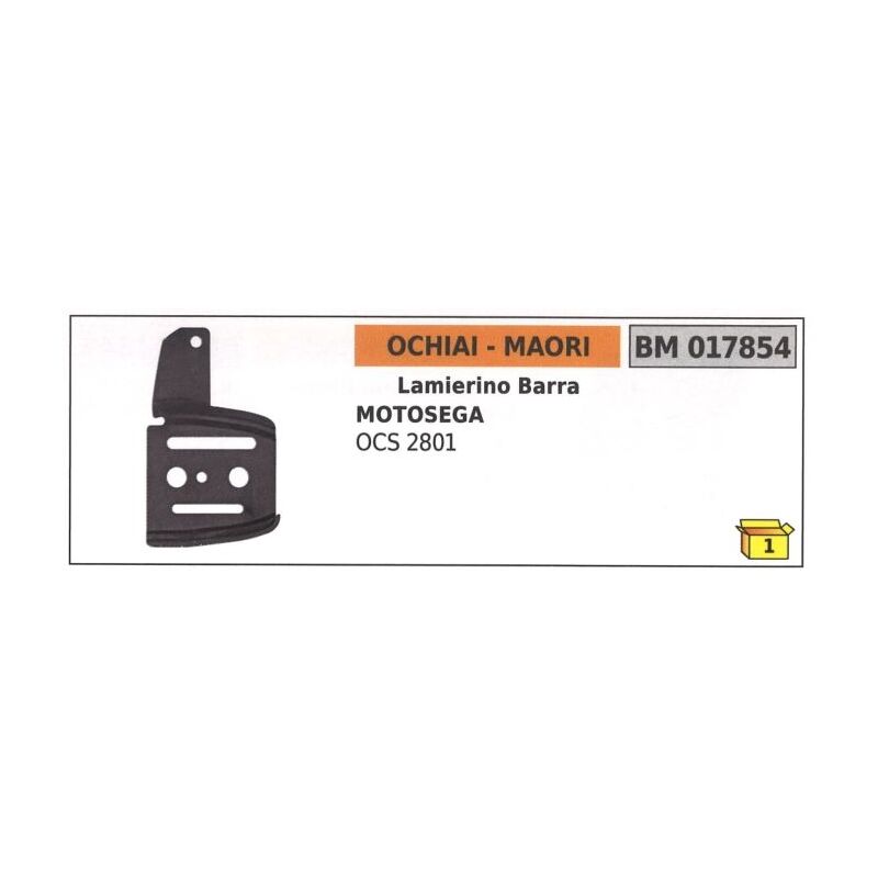 foto del prodotto lamierino barra lato catena ochiai per motosega ocs 2801 017854