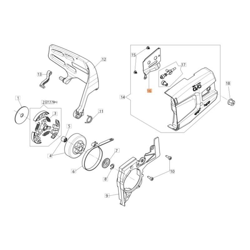 foto del prodotto lamierino originale oleomac per motosega gst 360 50270028r