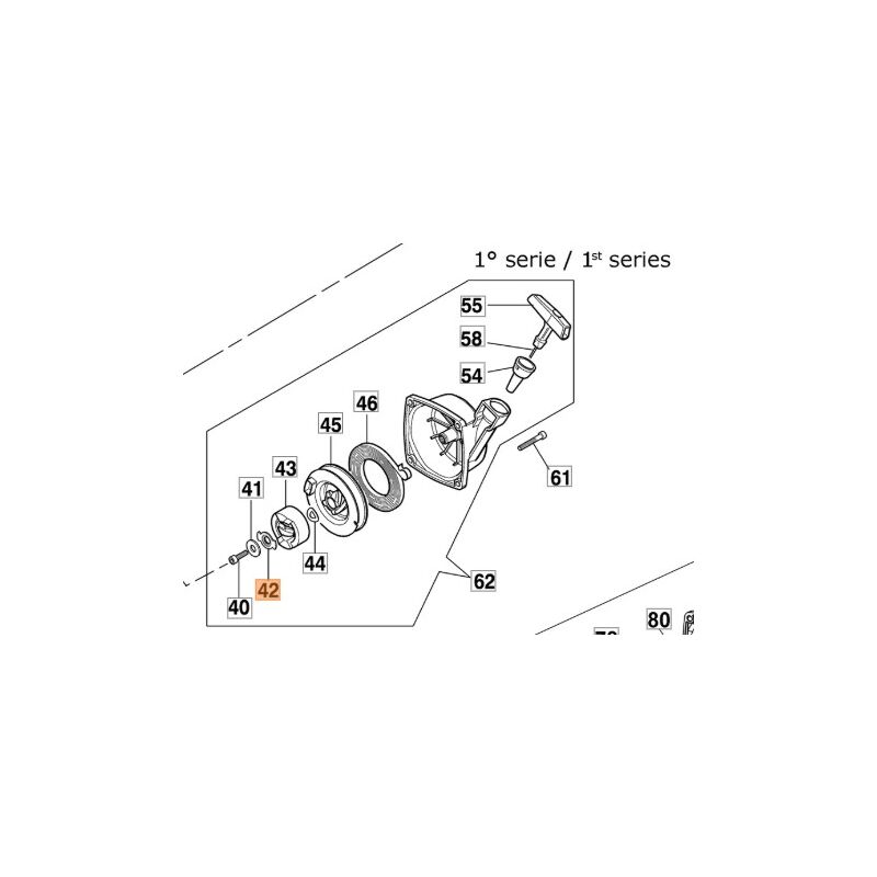 foto del prodotto lamierino soffiatore modelli bv163 bv300 originale oleomac 56520040ar