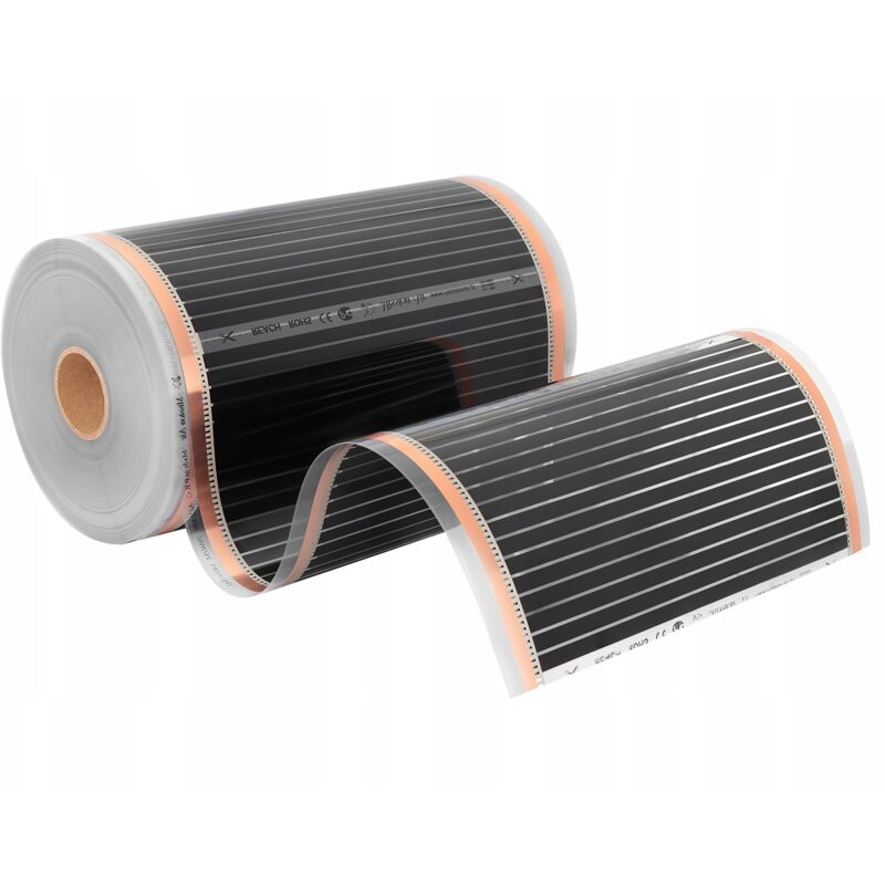 foto del prodotto lamina infrarosso nero argento 50cm 160w m 1 metro
