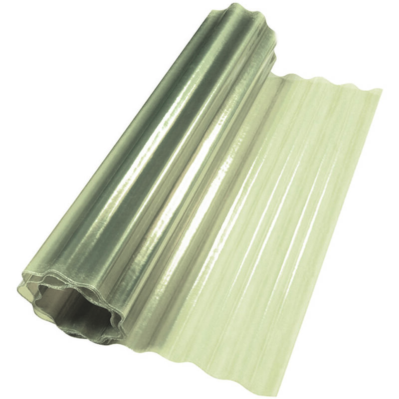 foto del prodotto laminato plastico ondulato neutro cm.150h. x mt.20 peso kg.1 mq. colore neutro