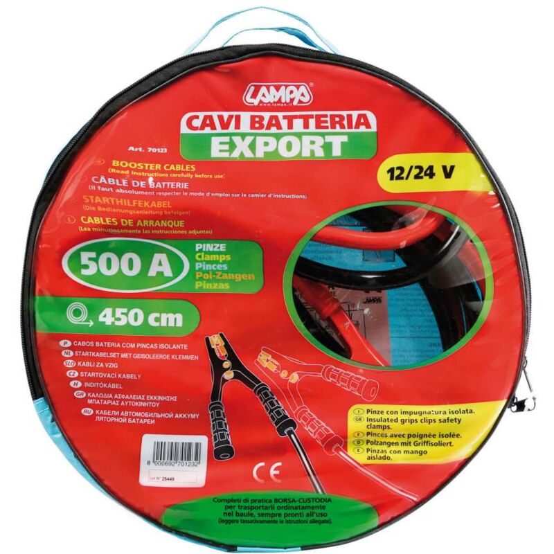 foto del prodotto lampa cavi batteria export 450 cm 500 a