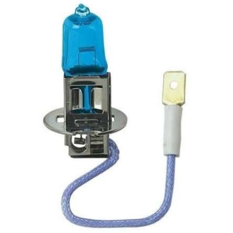 foto del prodotto lampa coppia lampadine alogene pilotblu xe 12v h3 55w luce effetto bianco ghiaccio