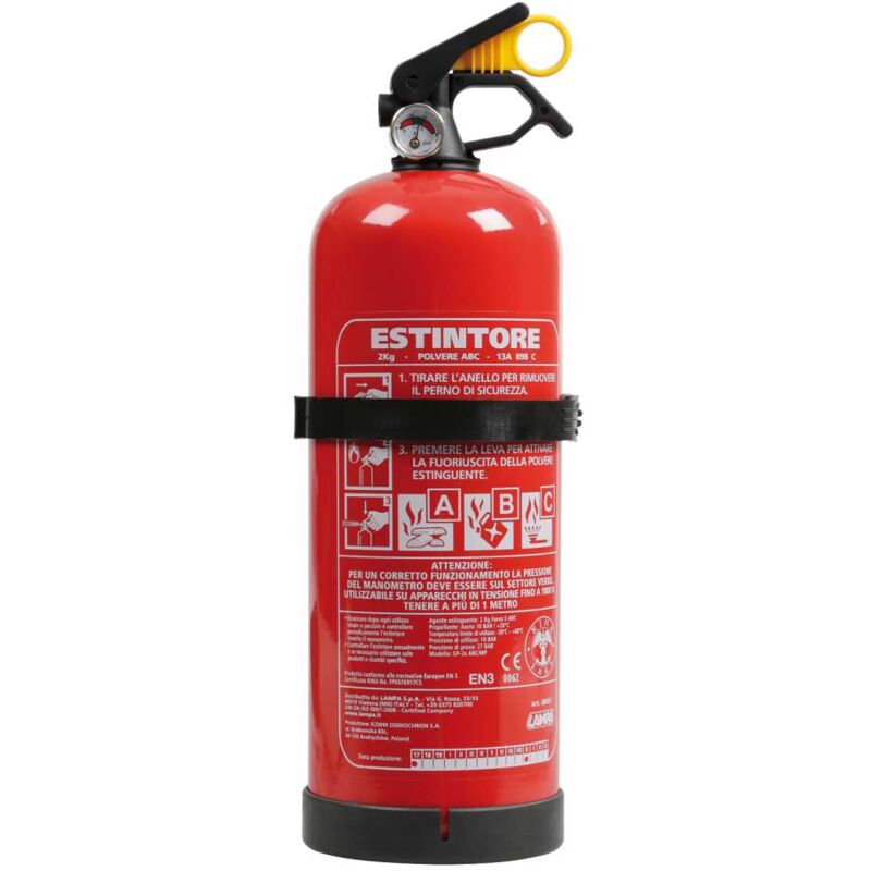 foto del prodotto lampa estintore omologato - polvere abc - 2 kg