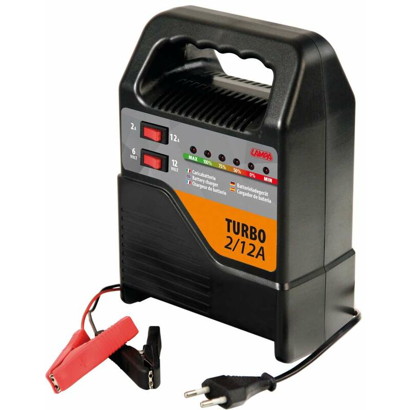 foto del prodotto lampa turbo 2 12 a, caricabatteria 6 12v