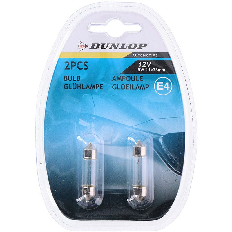 foto del prodotto lampada 12v 5w dunlop fralatn veicolo fralatn sostituzione facile 1, 1,1x3,0,6 cm