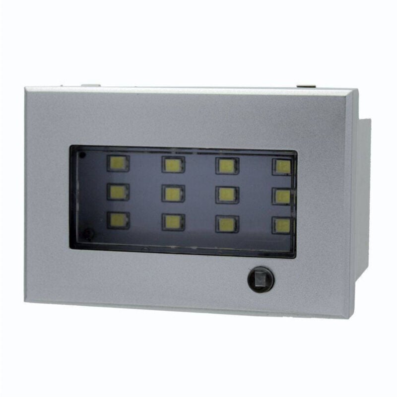 foto del prodotto lampada 3m led segnapasso emergenza silver compatibile bticino axolute trade shop traesio