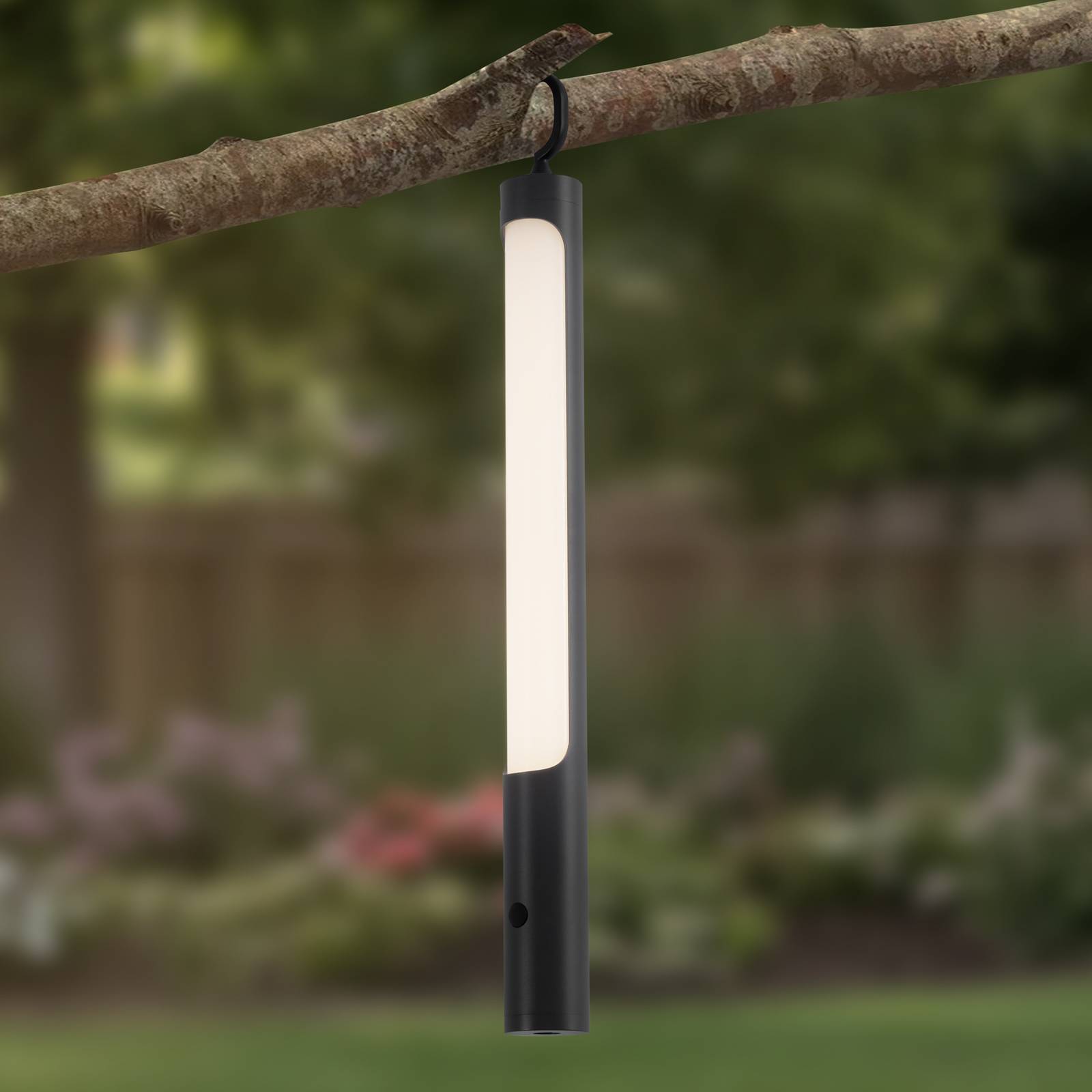 foto del prodotto lampada a batteria a led kompis di lindby, antracite, dimmerabile, ip54