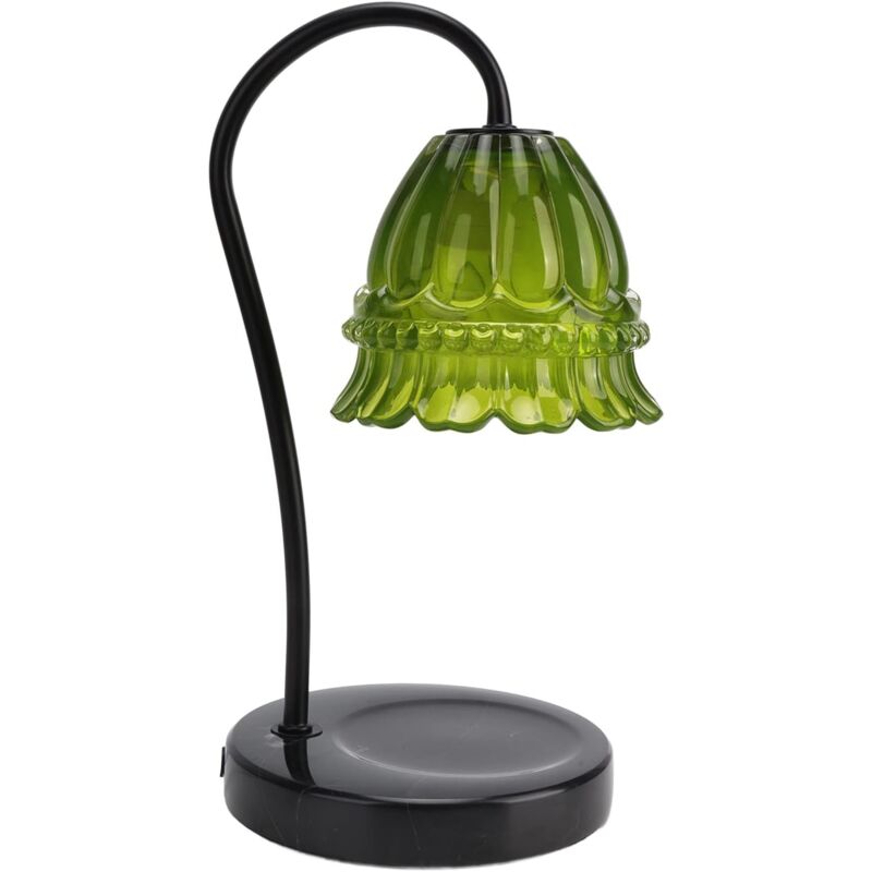 foto del prodotto lampada a candela che si scioglie, lampada scaldacandele 110 240 v base antiscivolo per il soggiorno