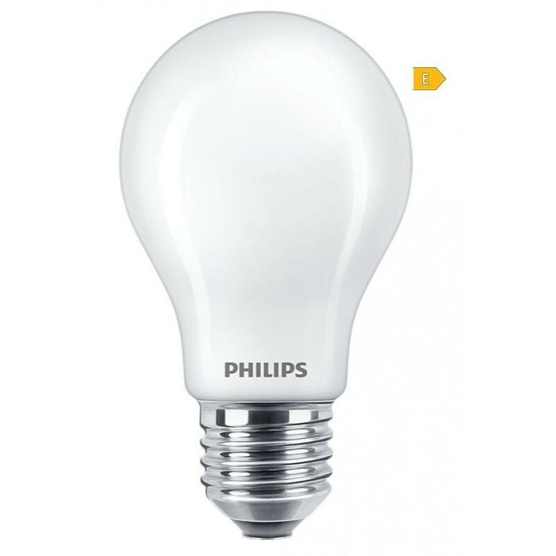 foto del prodotto lampada a goccia led corepro ledbulb7 60w e27 a60 840 fr classe di efficienza e philips