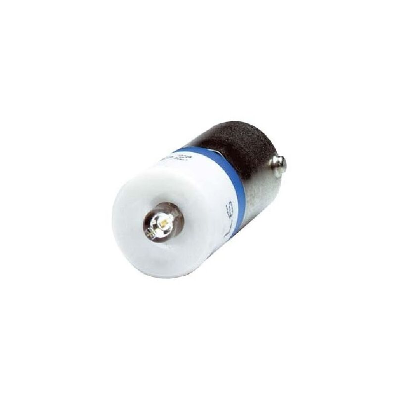 foto del prodotto lampada a led, bianco super luminoso, base ba 9s, tensione nominale 24 v ac dc, corrente di esercizio massima 16 ma, diametro della lampadina 10 mm