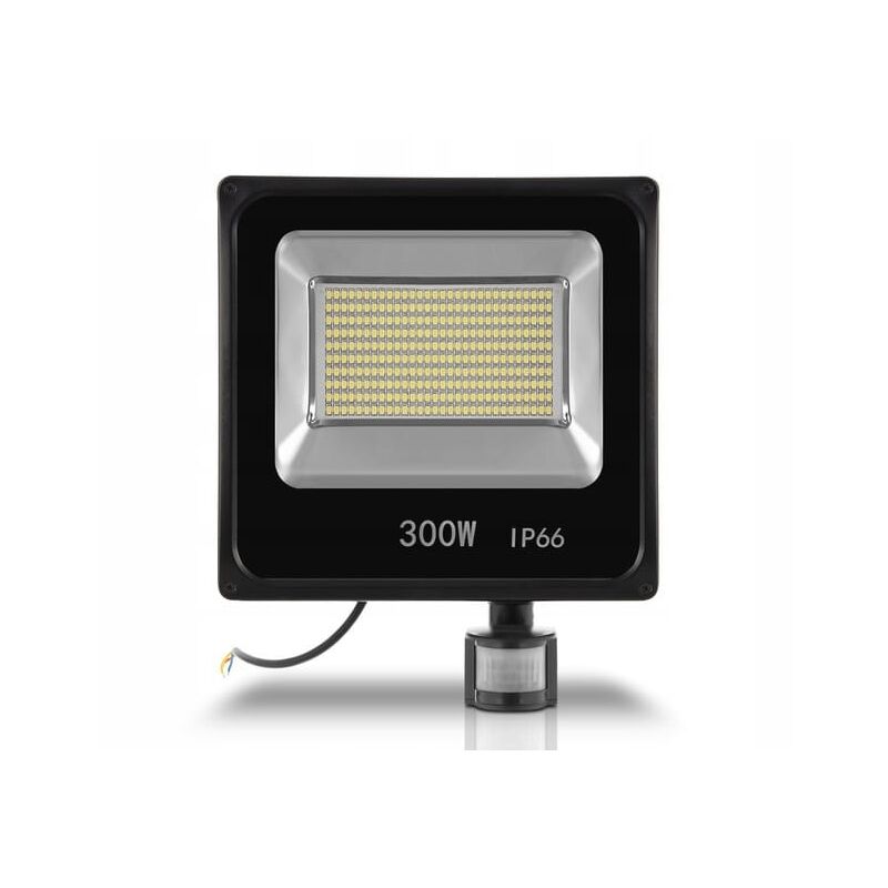 foto del prodotto lampada a led da esterno con sensore di movimento per giardino, magazzino, garage, alogena