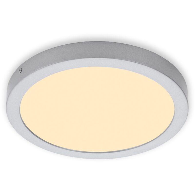 foto del prodotto lampada a led da incasso lampada da incasso 3000k ip44 21 w argento metallo 30cm briloner