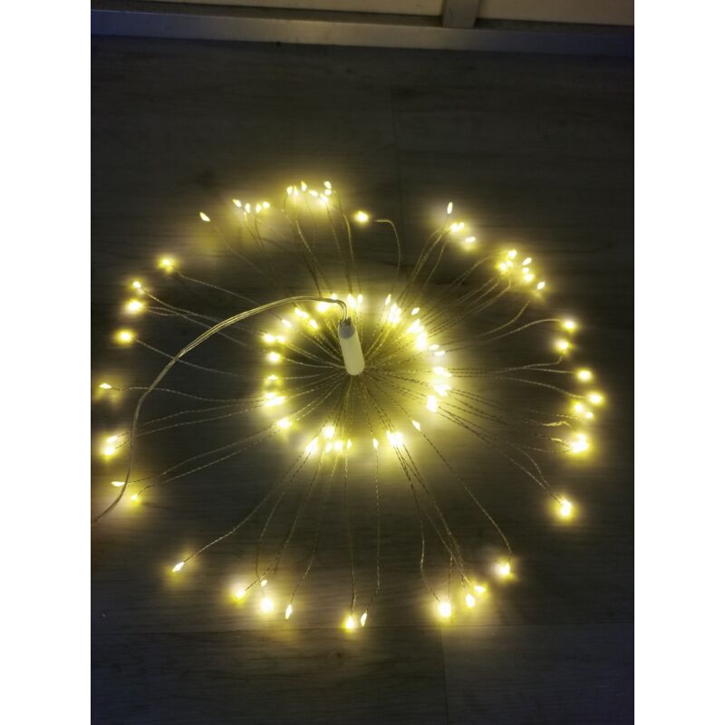 foto del prodotto lampada a led decorativa globulare 30 cm 120 led gialli luce a led decorativa e natale jandei