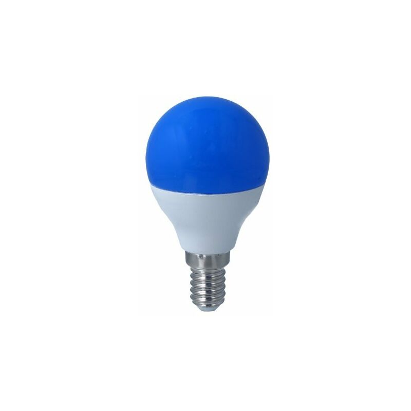 foto del prodotto lampada a led e14 g45 4w 220v colore blu blue