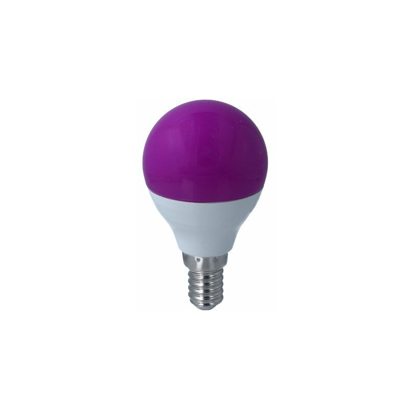 immagine 0 del prodotto lampada a led e14 g45 4w 220v colore purple viola