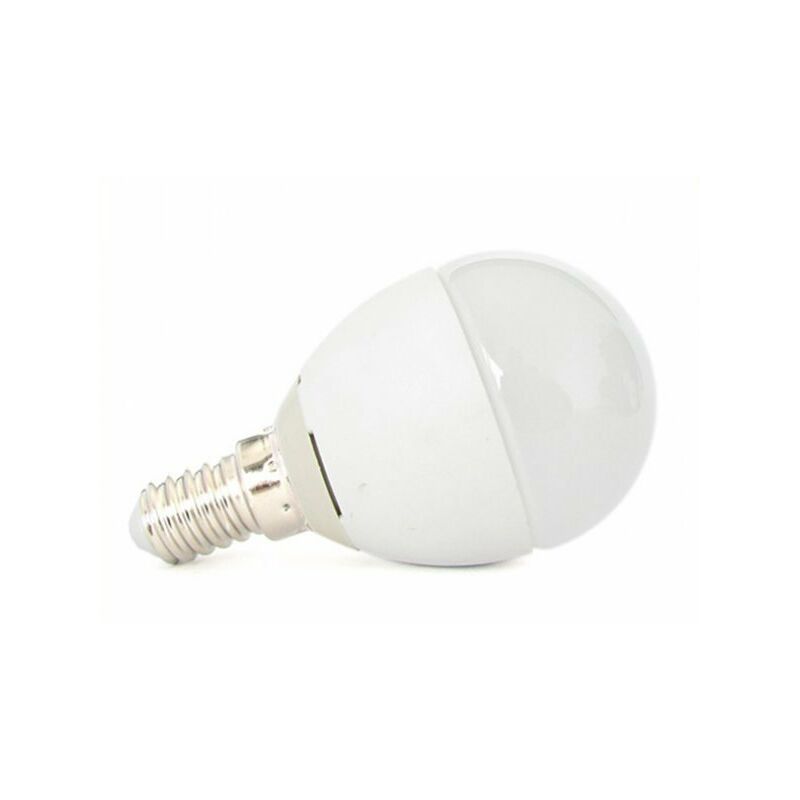 foto del prodotto lampada a led e14 p45 6w bianco caldo forma sfera bulbo pallina 240 gradi 220v sku 168