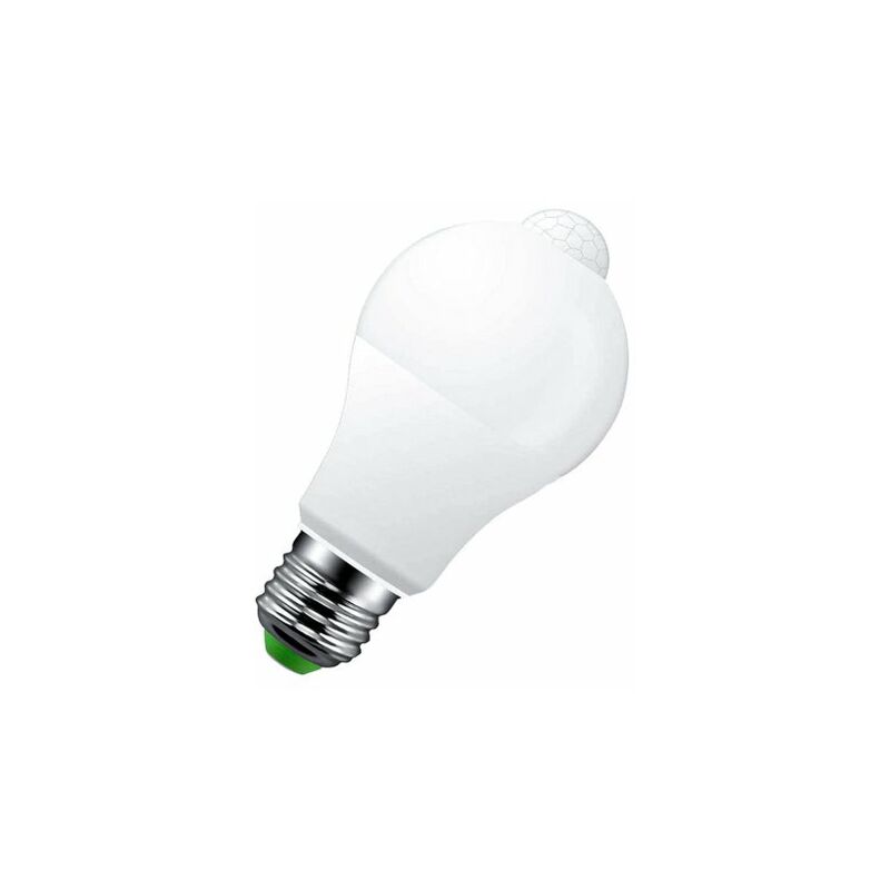 foto del prodotto lampada a led e27 con sensore movimento infrarossi 7w 560 lumen a60 6500k