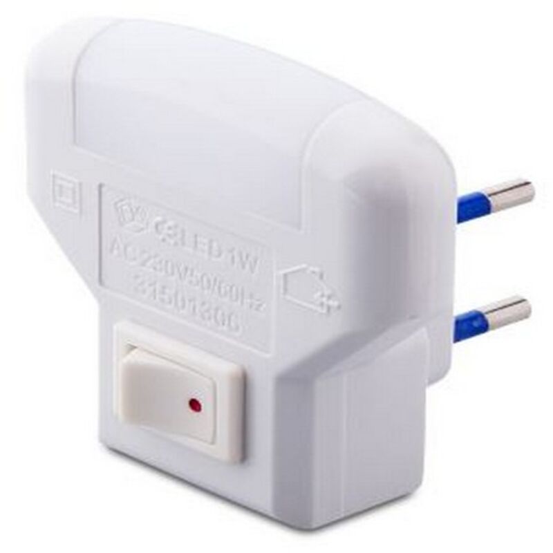 foto del prodotto lampada a led luce notturna con interruttore illuminazione camere notte 0,5w