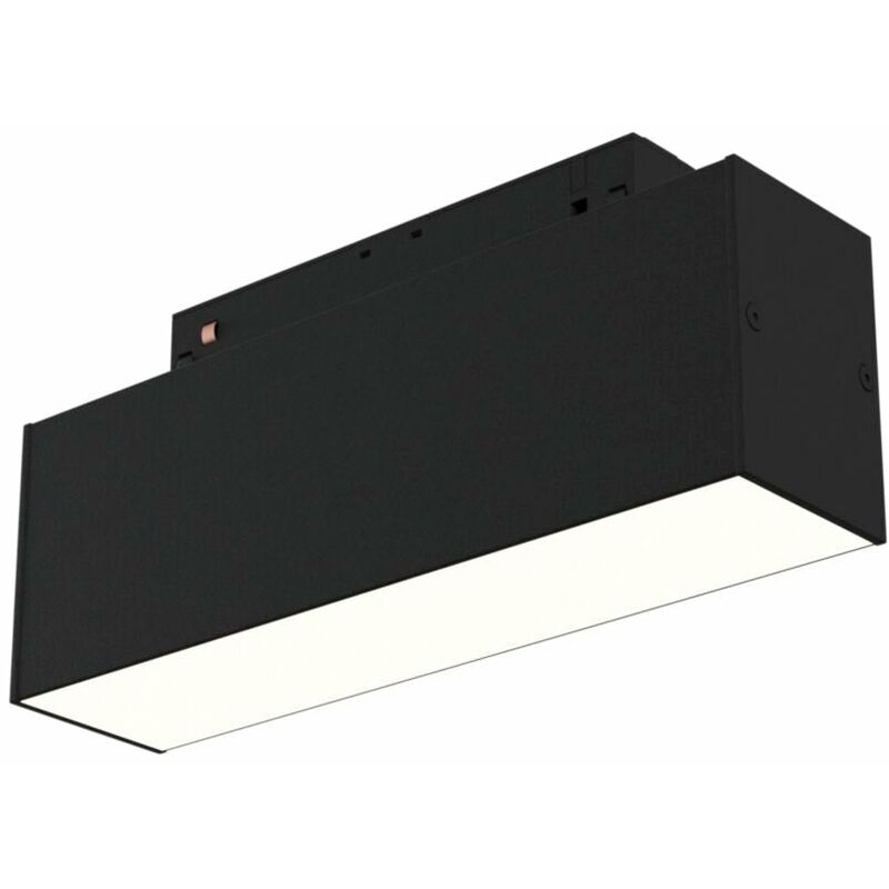 foto del prodotto lampada a led per sistema illuminazione binario 7w 4000k in alluminio basis nero