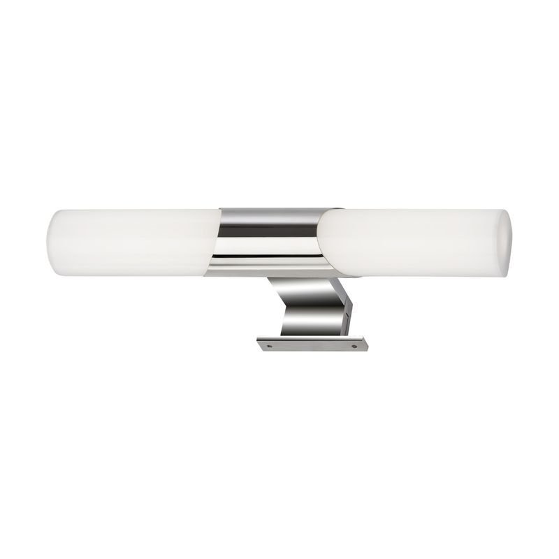 foto del prodotto lampada a led per specchio da bagno, cromata, led 7w