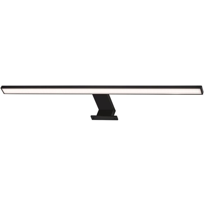 foto del prodotto lampada a led per specchio lampada per specchio ip44 8 w nero metallo plastica briloner