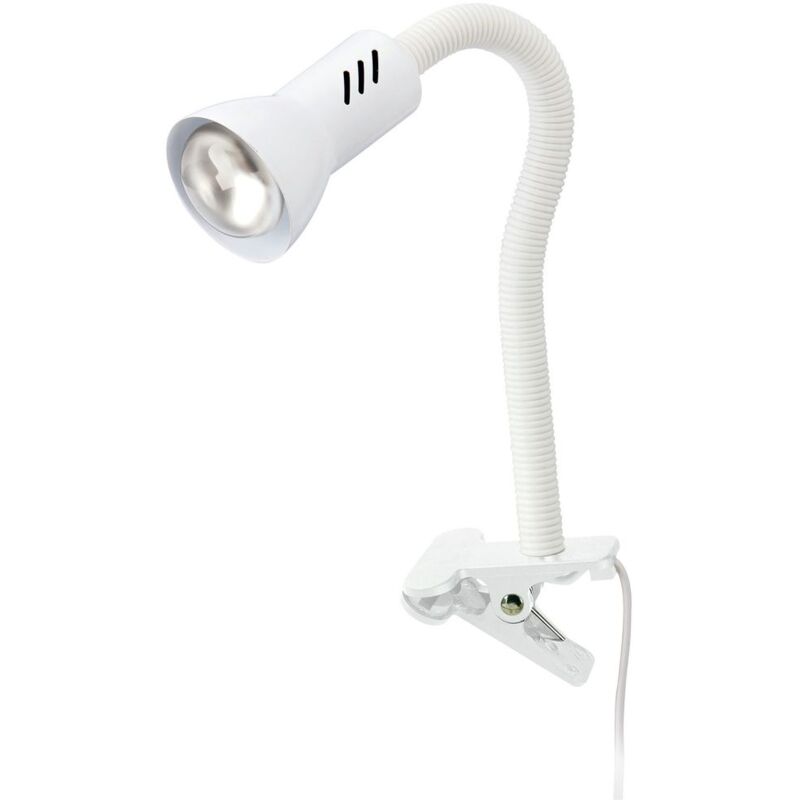 foto del prodotto lampada a morsetto, 6,7 cm, max. 40 w, bianco briloner leuchten