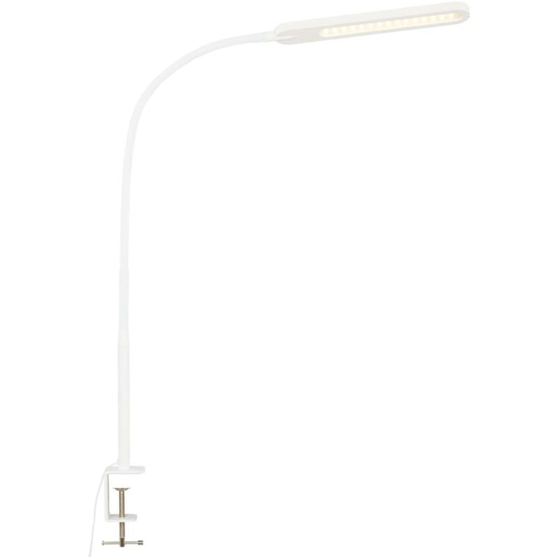 foto del prodotto lampada a morsetto led lampada a morsetto dimmerabile cct 8 w bianco metallo plastica briloner