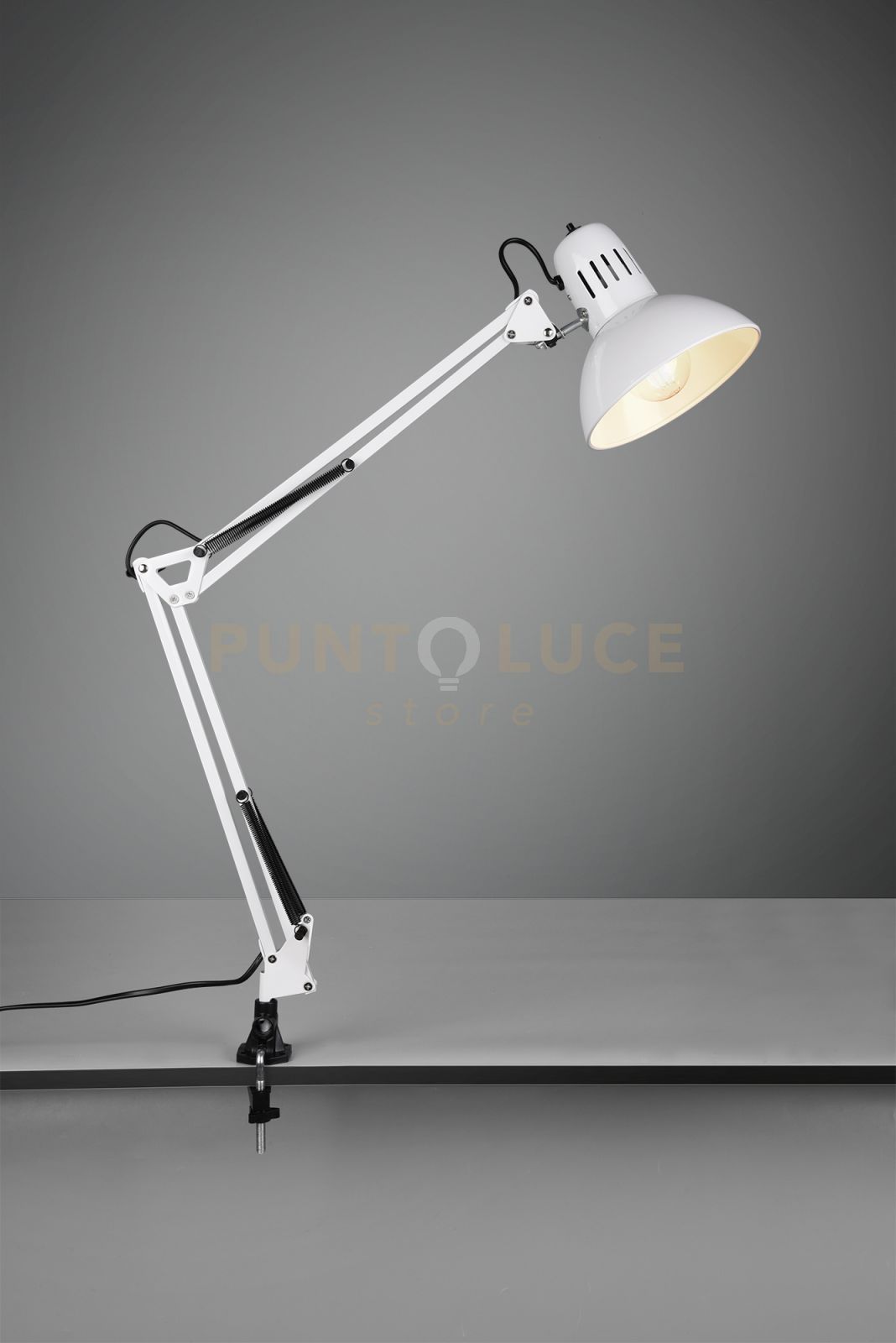 foto del prodotto lampada a morsetto tajo bianco 5029010 01