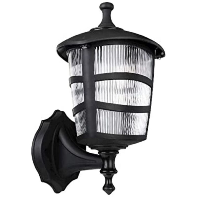 foto del prodotto lampada a parete abs nera triangolare mdl3114 effez