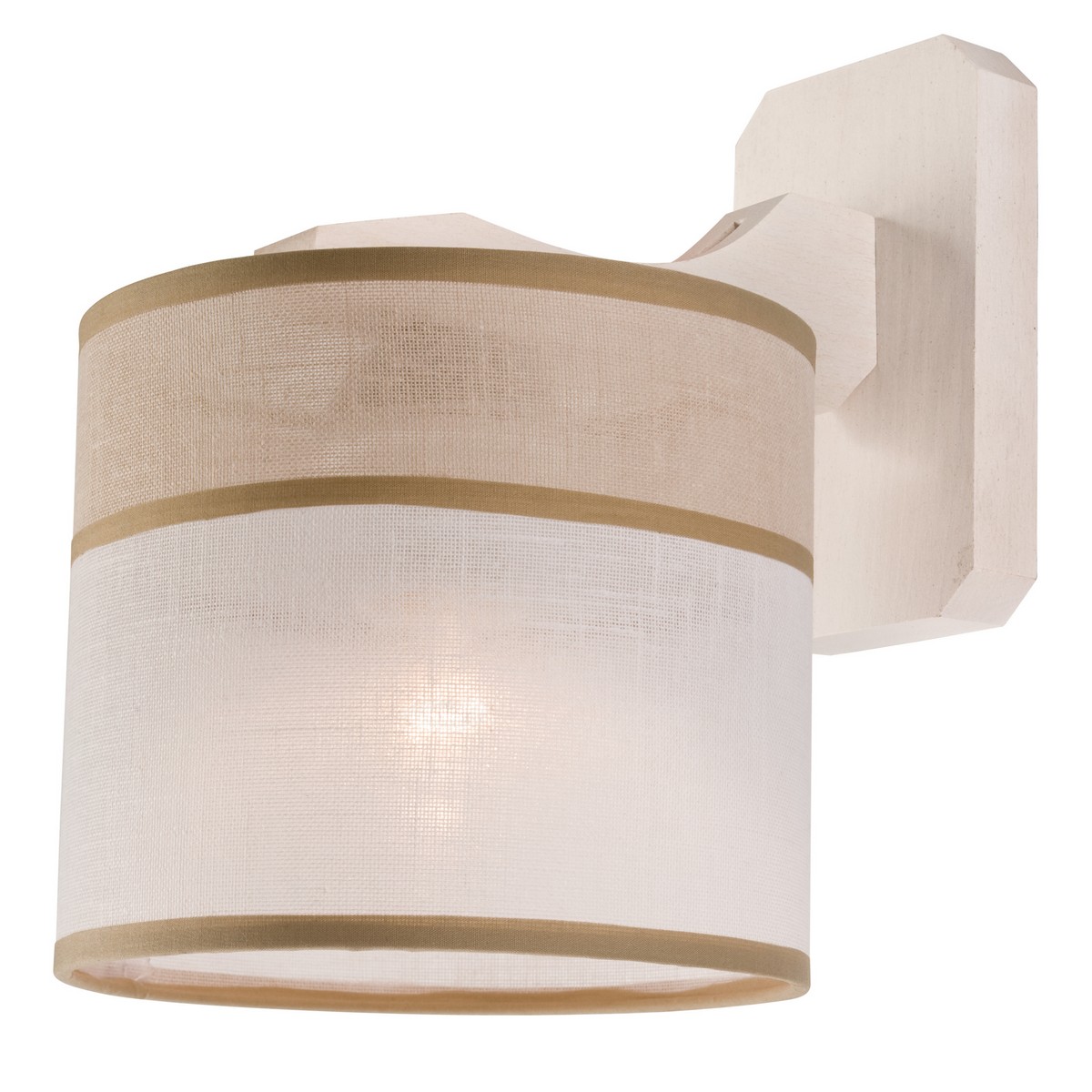 foto del prodotto lampada a parete andrea, bianco, legno, 23x23x20 cm, epikasa