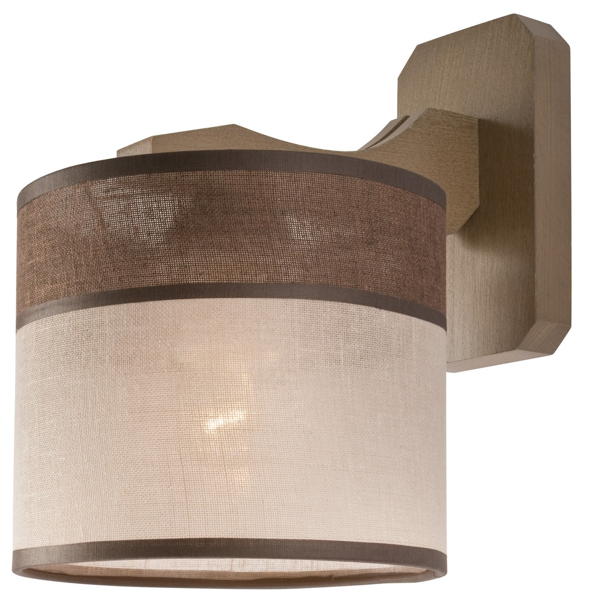 foto del prodotto lampada a parete andrea, marrone, legno, 23x23x23 cm, epikasa