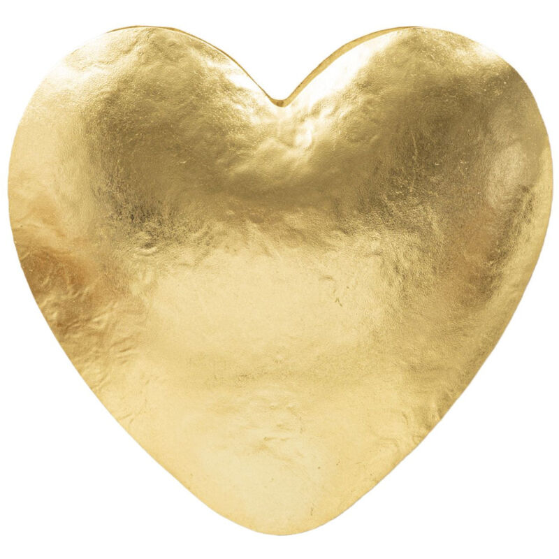 foto del prodotto lampada a parete cuore 2, metallo, oro, 25,5x15x24 cm