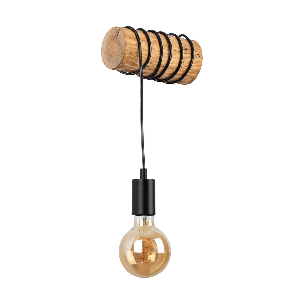 foto del prodotto lampada a parete erlauf, marrone, legno, 8x20x33 cm, epikasa