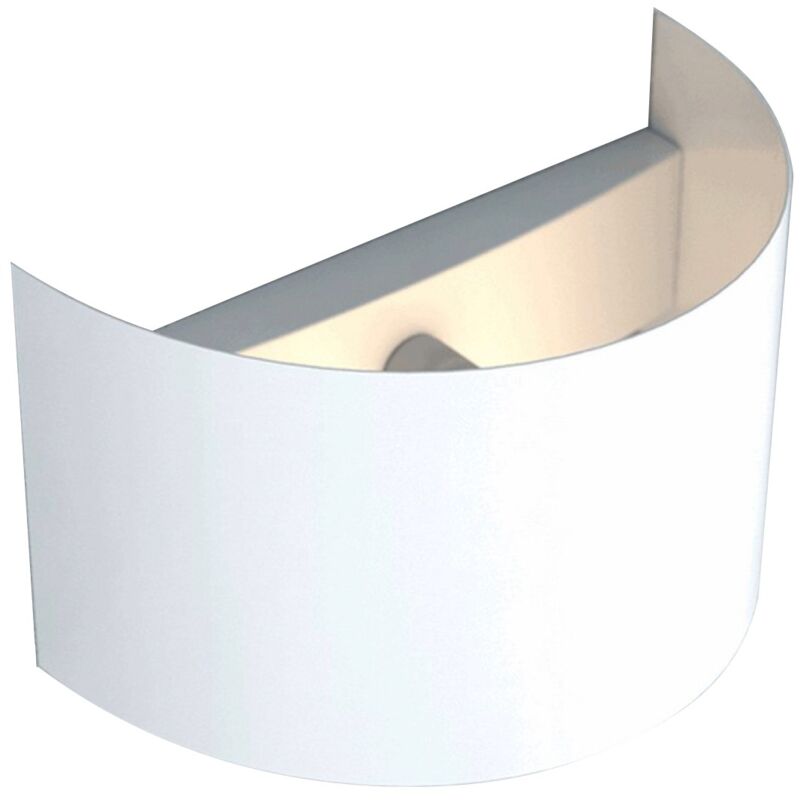 foto del prodotto lampada a parete fold, acciaio verniciato a polvere, bianco, 20x14x13 cm