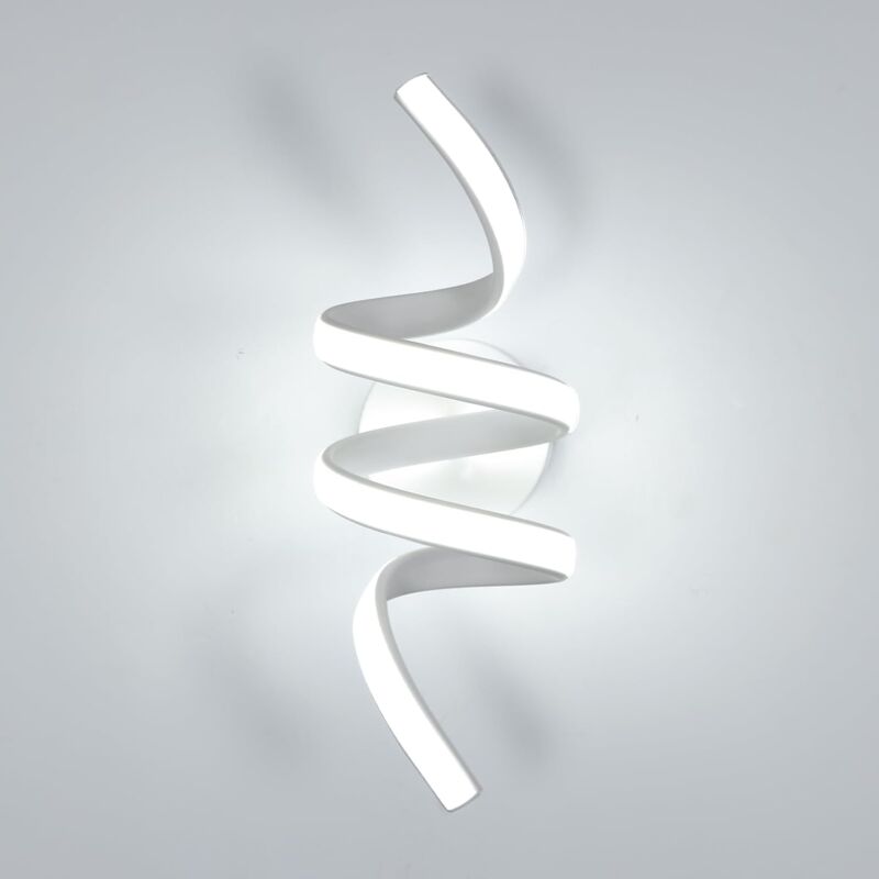 foto del prodotto lampada a parete interna a led, lampada a parete a led da 24 w design curvo creativo, illuminazione la luce della parete moderna per la scala del
