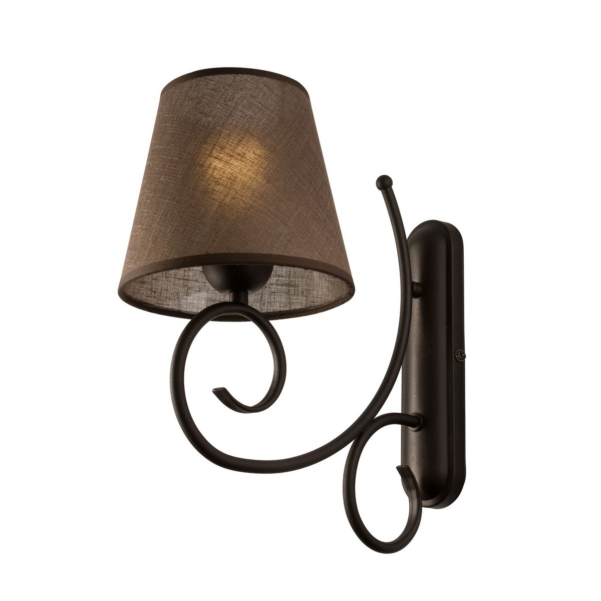 foto del prodotto lampada a parete lorenzo, marrone, metallo, 35x31x31 cm, epikasa