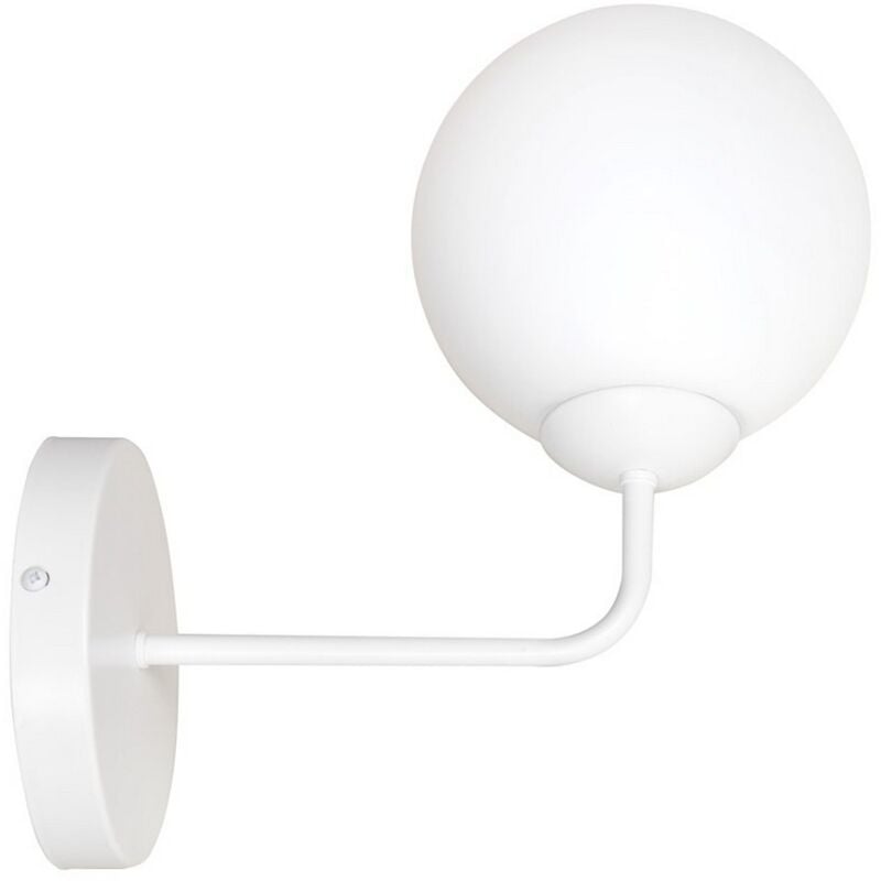 foto del prodotto lampada a parete pregos, acciaio verniciato a polvere, vetro, bianco, 14x17x100 cm