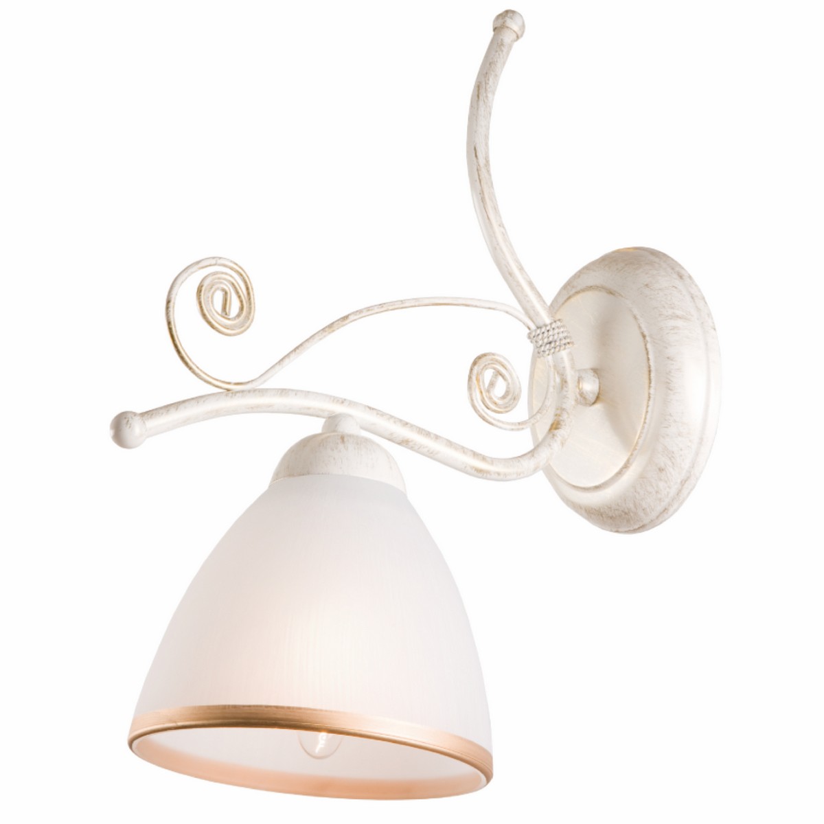 foto del prodotto lampada a parete retro , bianco, acciaio, 25x25x30 cm, epikasa