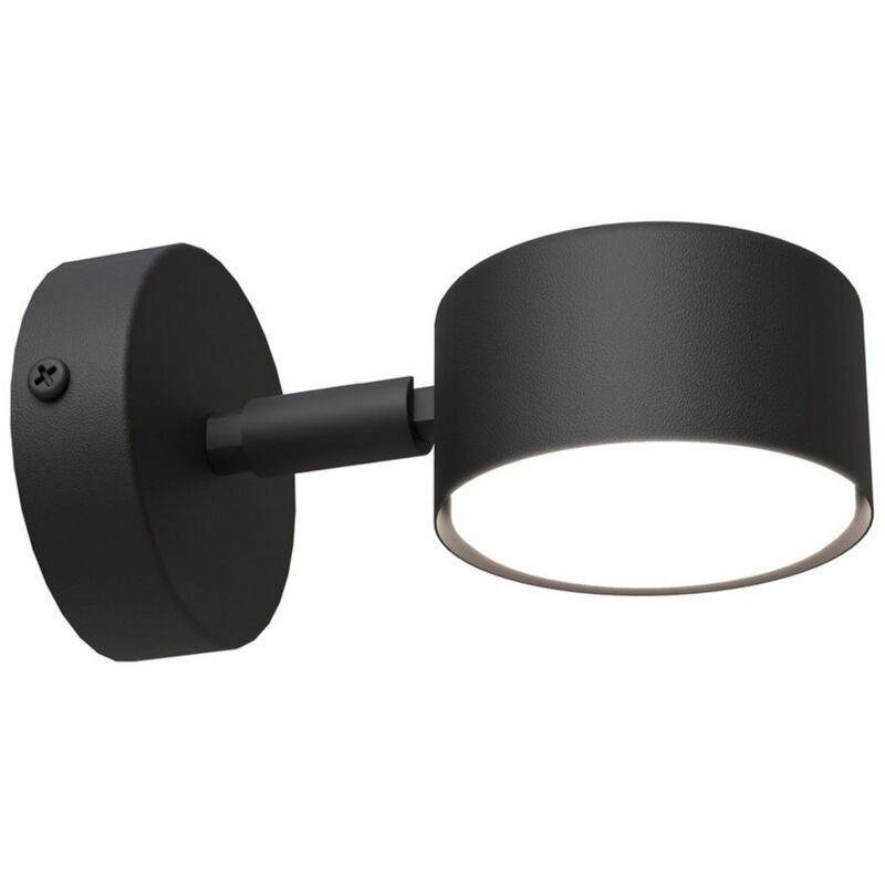 foto del prodotto lampada a parete sora, metallo, nero, 15x8x8 cm