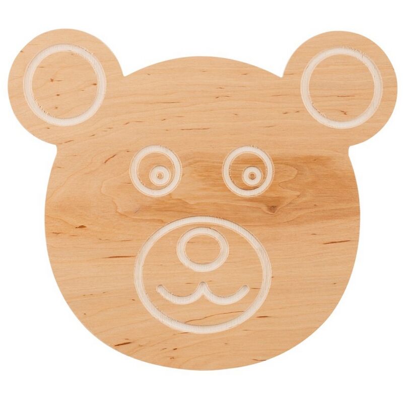 foto del prodotto lampada a parete ted, compensato, marrone, 27x25x100 cm