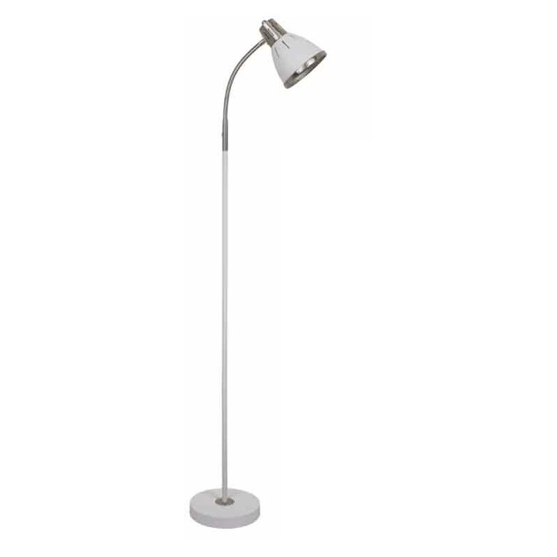 foto del prodotto lampada a piantana in metallo bianco 35 x 20.5 x h137 cm