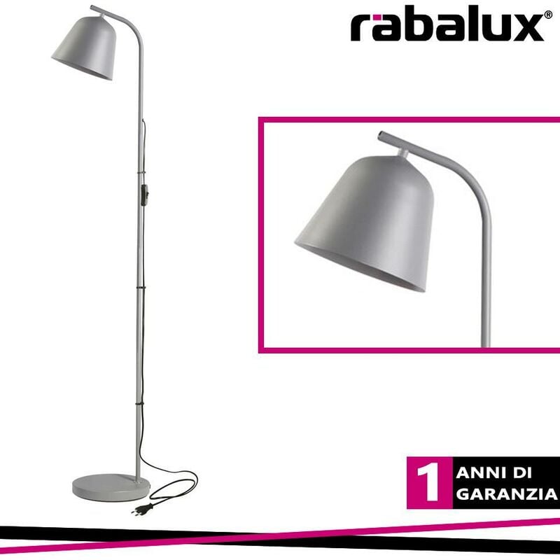 foto del prodotto lampada a piantana malia 135cm grey e27
