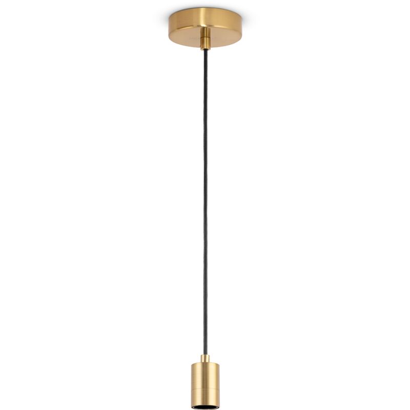 foto del prodotto lampada a plafone soggiorno sala da pranzo sospensione tavolo moderna ottone spazzolato, lampada a sospensione 1er paco home