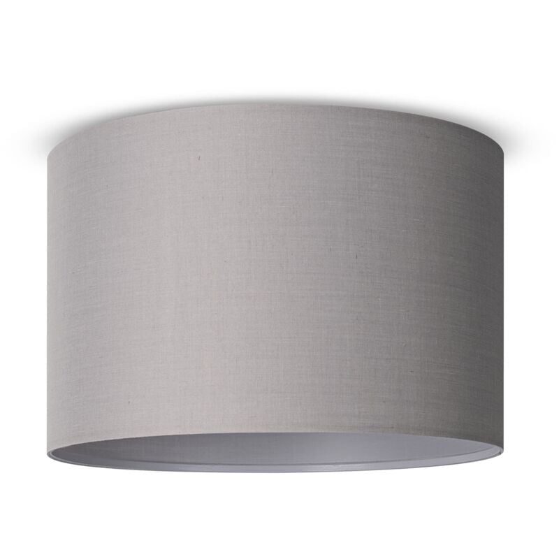 foto del prodotto lampada a plafone soggiorno sospensione tavolo sala da pranzo e27 uni tessuto plafoniera bianca, grigio 45,5 cm paco home