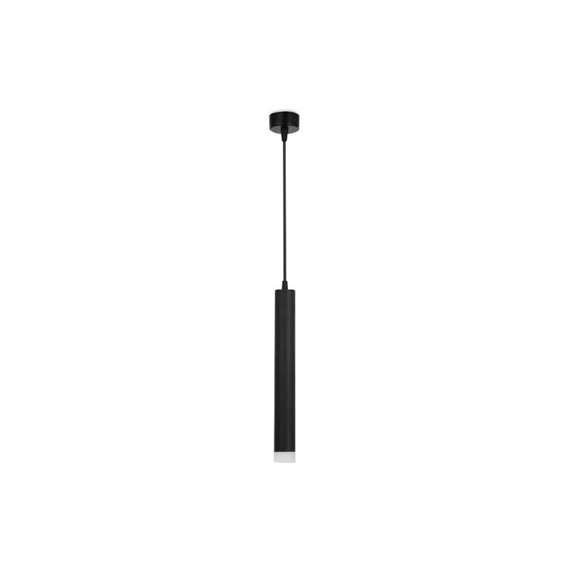 foto del prodotto lampada a soffitto a tubo lampada a sospensione led nero lilu nero